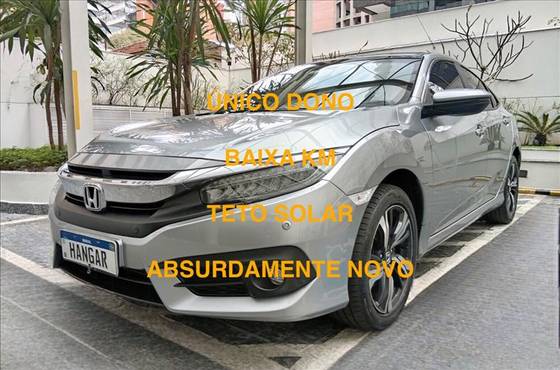 HONDA CIVIC 1.5 16V TURBO GASOLINA TOURING 4P CVT